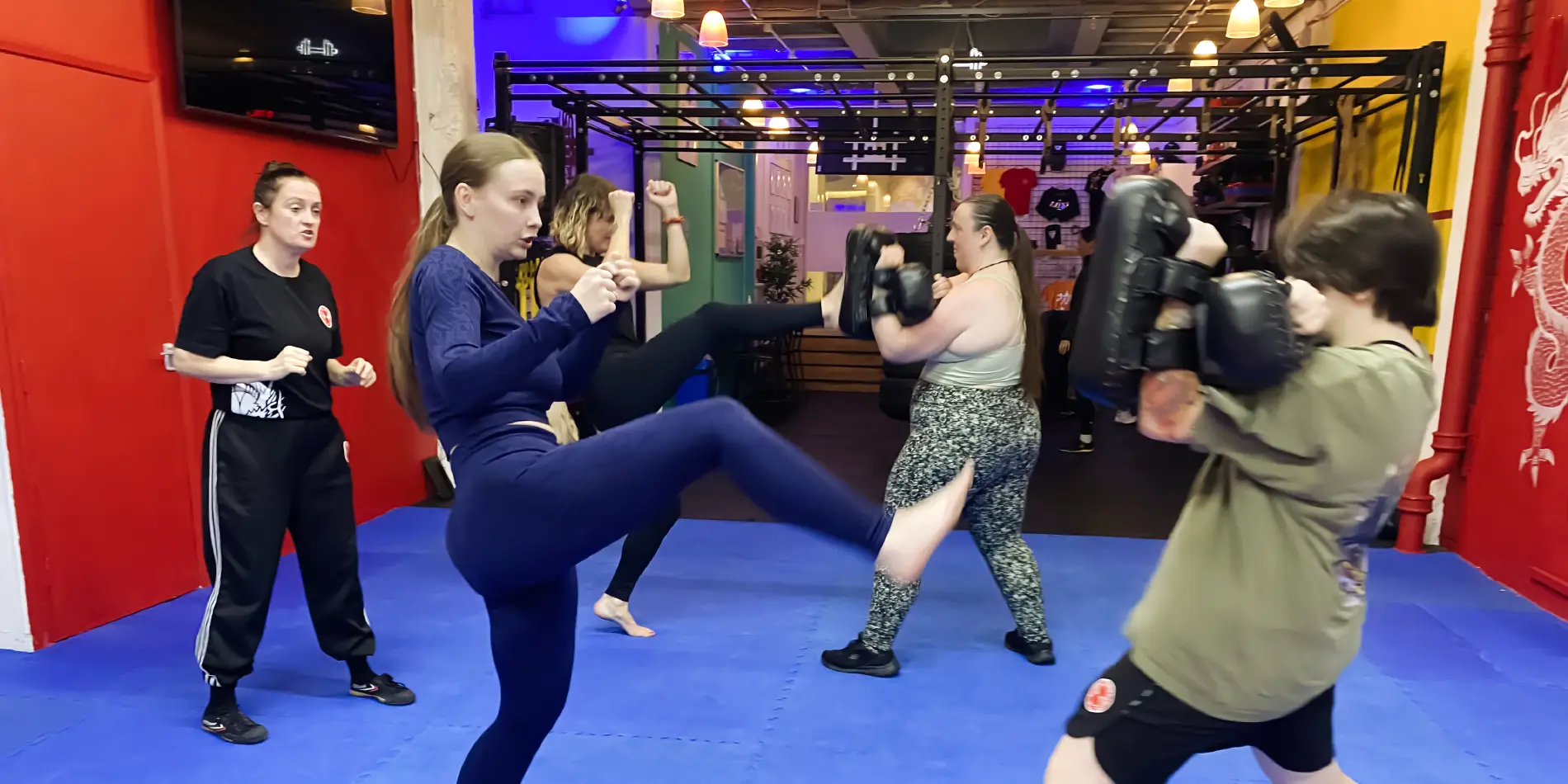 Women's Kickbpoxing Training at UK Shaolin Southampton
