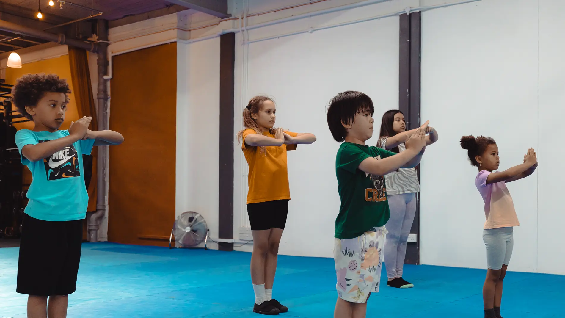 Little Dragons kung fu training