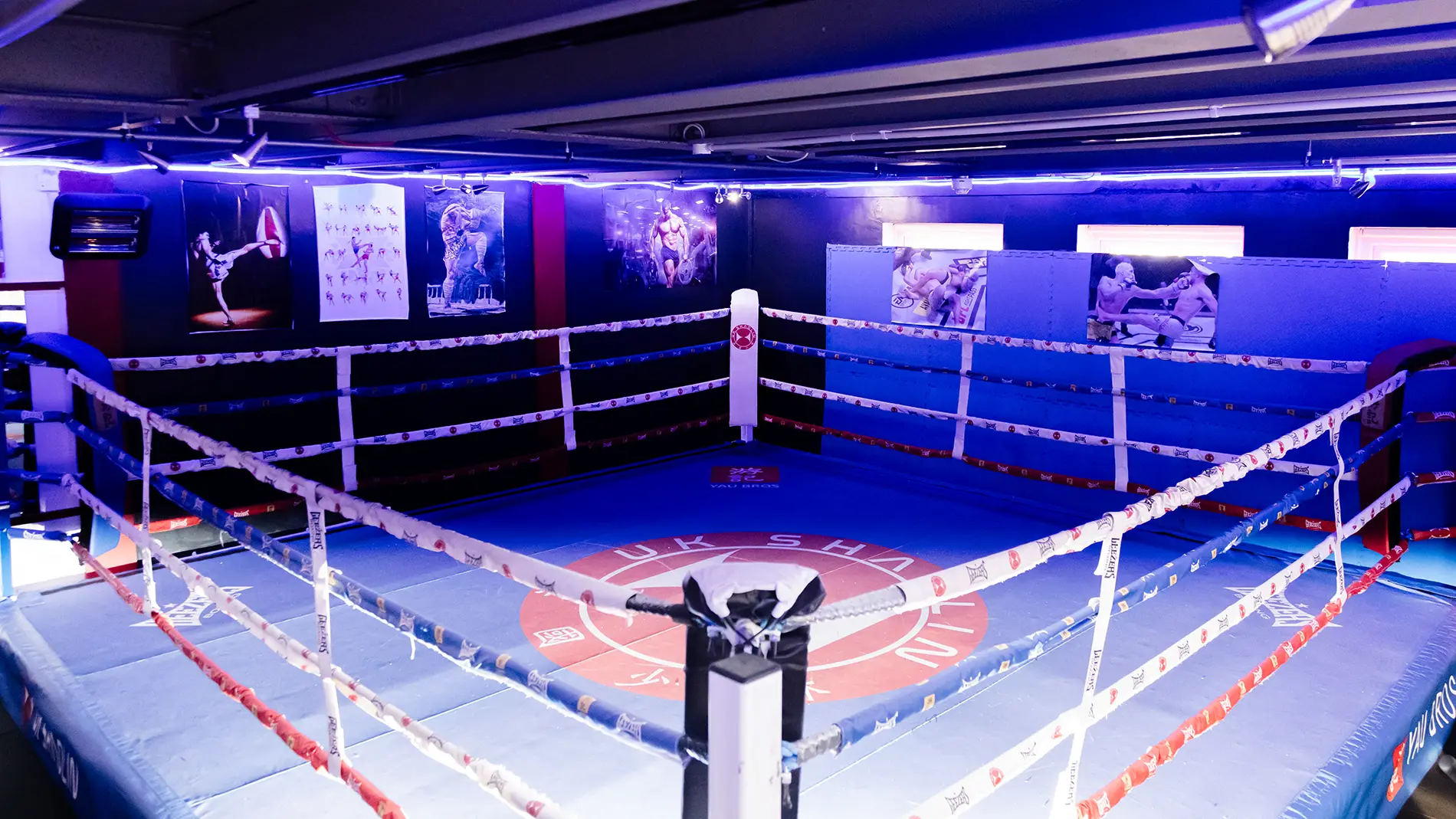 UK Shaolin Gym Southampton Boxing Ring UK Shaolin Gym Weights